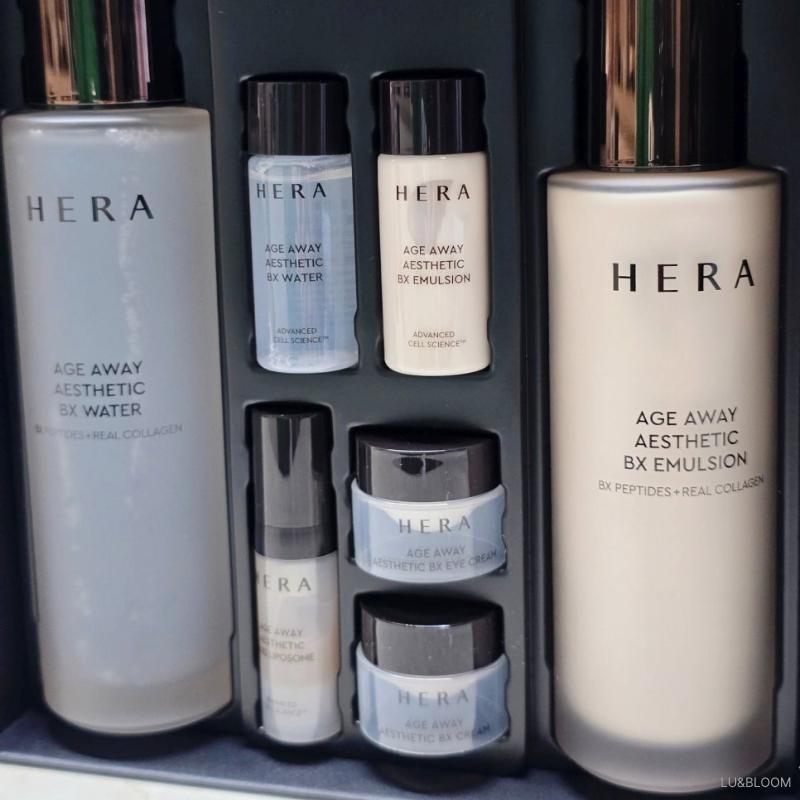HERA Age Away Aesthetic 2-Piece Set (BX Water 150ml + BX Emulsion 120ml)