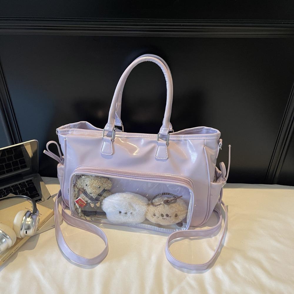 

Large Capacity Commuting Tote Bag, Women s Summer New Versatile Crossbody Pain Bag, Multifunctional Backpack фіолетовий