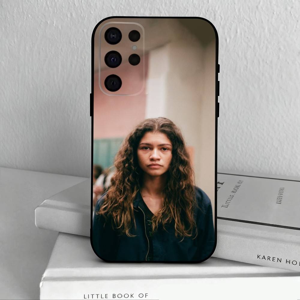 

E-Euphoria A-American TV S-series Phone Case For Samsung S25,S24,S21,S22,S23,S30,Ultra,S20,Plus,Others Soft Black Case Samsung S26ULTRA