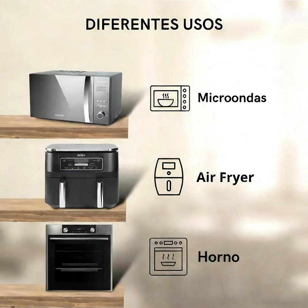 Air Fryer Silicone Pot Thick Reusable Silicone Basket Non-Stick Reusable Baking Accessory for Airfryers Accessories Air Fryer