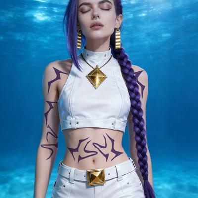 Cyberpunk Purple Electric Chest And Shoulder Tattoo Sticker, Waterproof And Long-Lasting, Women'S Cosplay Advanced Sense Simulation Tattoo