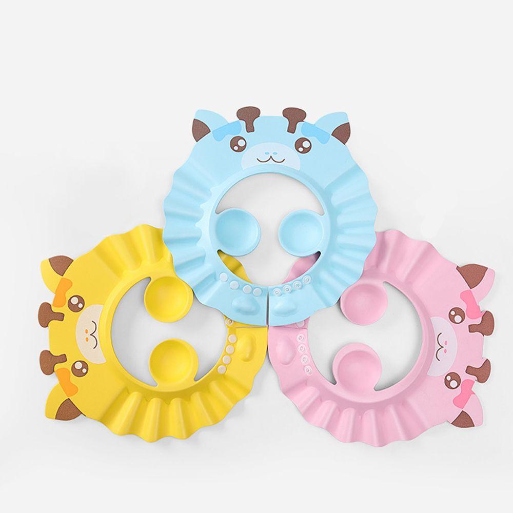 Safe Ear Protection Bathing Baby Shower Cap Bath Head Cover Hair Wash Hat Shampoo Artifact