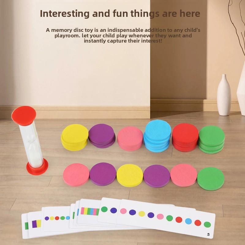 Shape Wooden And Color Recognition Memory Puzzle Toy For Kids Early Educational