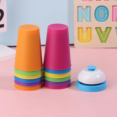 1 sada Montessori vzdělávací hračky pro intelektuální osvícení s kartou, barevnou kognicí, logickým tréninkem, dárky, zásobník, rychlá hra