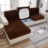 European Soft Plush Sofa Cushion Cover All-inclusive High Elastic  Coral Fleece Universal Slipcover 1/2/3 Seater Couch Covers