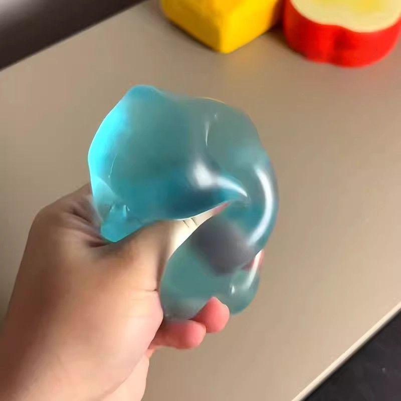 

Сквиши из мальтозы, шарики от стресса, сенсорная игрушка, медленно восстанавливающие форму сквиши-игрушки для детей и взрослых, упражнения для рук, сжимаемые подарки синий