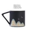 1pcs Chinese Style Mountain Ceramic Kung Fu Tea Cup Creative Pottery Espresso Cups Porcelain Coffee Cup Afternoon Teacup