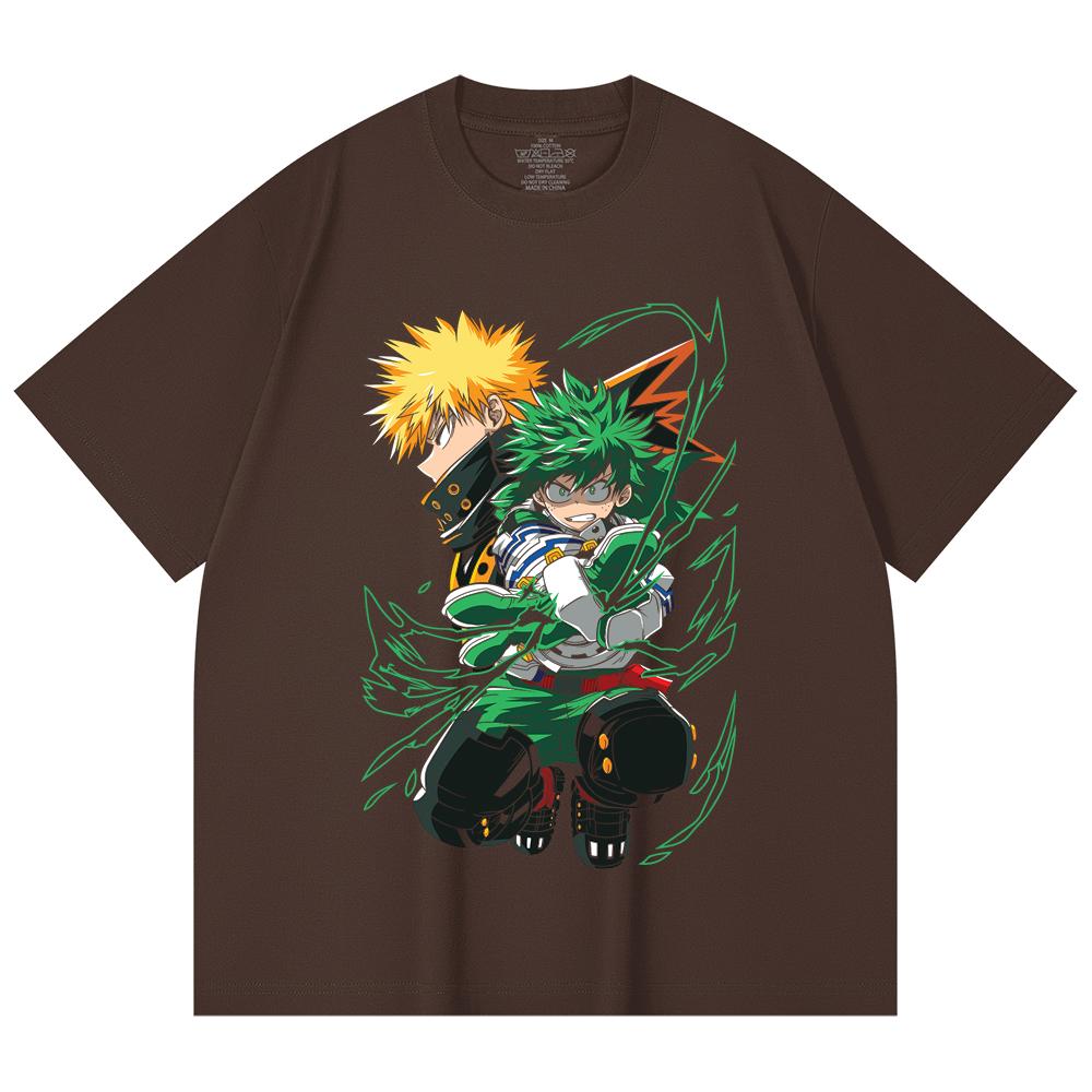 230 Gsm 100% Cotton My Hero Academia V21 Print Unisex Heavy Cotton T Shirt