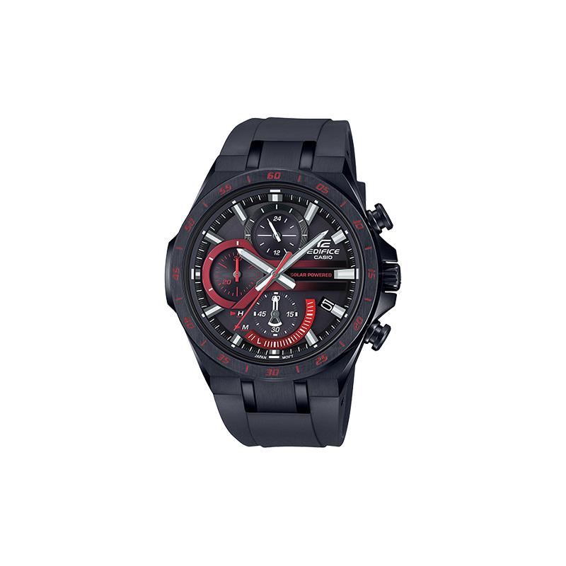 

Casio CASIOEDIFICE series solar power system detailed design watch quartz movement resin strap Japanese and Korean watch men s watch gray EQS-920PB-1A сірий колір