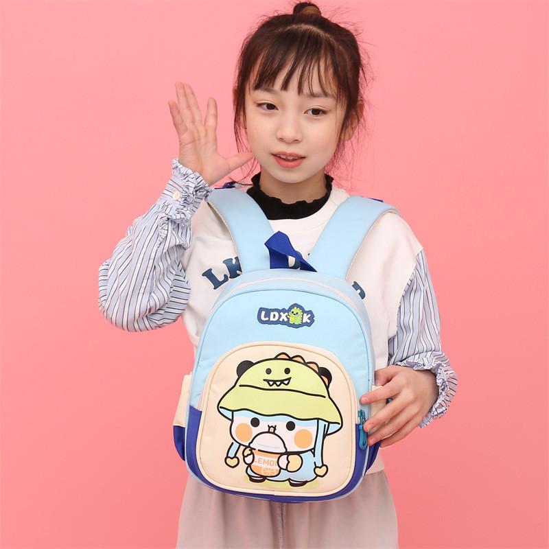 Cute Kindergarten Backpack 2024 New Colorful Cartoon Children's Bag For Boys And Girls Breathable And Lightweight