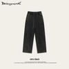 Spring Men's Distressed Wide-Leg Sweatpants - European & American Style, Frayed, Loose Fit, Casual Long Pants.