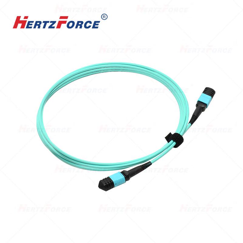 

Hertzforce MPO-MPO OM4 Multimode 12-Core Fiber Optic Patch Cable