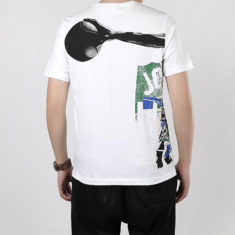 Air Jordan Sport DNA SS20 Printed Short Sleeve TEE Men White Men's CJ6224-100