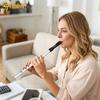 Sondery Tin Whistle C och D-tonarter Aluminiumlegeringsrör Silverfärg