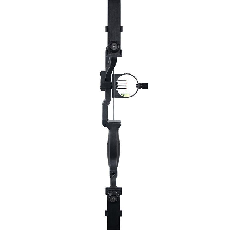 Crossbow Compound Bow with 5-Pin Sight, Level Light, and Four-Way Adjustment