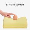 1Pcs PU Leather Knitted Car Pillows Headrest Neck Rest Cushion Support Seat Accessories Auto Black Safety Pillow Universal Decor