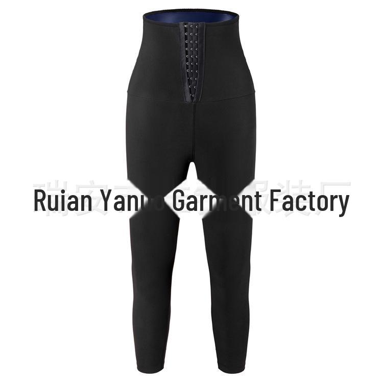 

Женские спортивные штаны-сауна с высокой талией на пуговицах для фитнеса и йоги L/XL