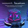 Wireless Bluetooth Speaker with Powerful Bass and RGB Lights for Outdoor Use