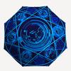 Magic Circle, Festival Logo themed, Eight ribbed, Self folding Umbrella Is Suitable for Everyday Outdoor Use and Is An Ideal Gift for Friend
