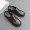 Fashion 2025 Men's Casual Shoes Large Size Leather Oxford Shoes Extra Depth Design Non-Slip Sole Removable Insole for Wide Toes 38-46
