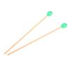 1 Pair Wool Head Keyboard Marimba Mallets with Beech Handles for Intermediate Player(Green)