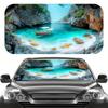 1Pcs Universal UV Reflector Car Windshield Sunshade UV Rays Heat Blocker Keeps Vehicle Cool Unique Design Fit Sedans SUVs RVs