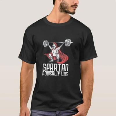 Spartan Powerlifting GYM Bodybuild Muscle Power Training T Shirt Short Sleeve Casual 100 Cotton ONeck Summer Mens Tshirt New