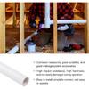 3pcs 5/8" X 0.8" PVC Pipe 24" Plastic Rigid Tubing Round High Impact Drain Pipe, [for Greenhouse Garden Home HVAC Plumbing] - 16x20mm / White