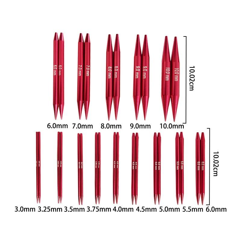 37 Pieces Knitting Needles Set Detachable Circular Interchangeable Knitting Needles Crochet Kit Multiple Sizes Handmade Crafts