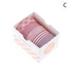 5 rolos/caixa conjunto de fita de cor sólida fita adesiva para scrapbooking