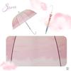 Ogawa (Ogawa) Long Vinyl Umbrella, Sky, LINEDROPS, 60cm, 8 Ribs, Deep Tension, Jump-Style, 57356