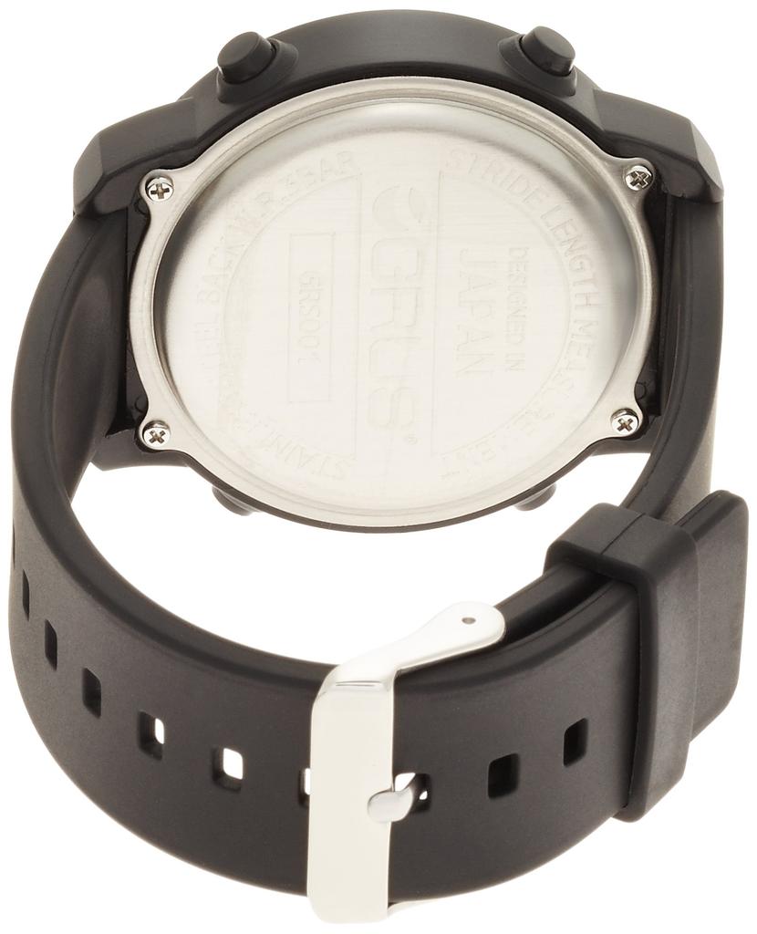 Gurus Stride Tracker Black GRS001-02 Wristwatch,