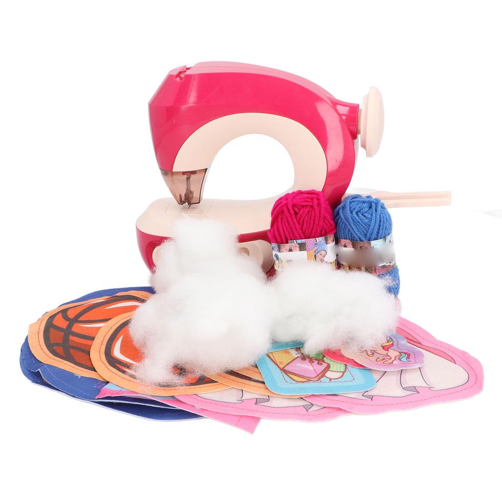 Sewing Machine Toy Electric Sewing Machine Kit High Simulation Educational Beginner Sewing Machine