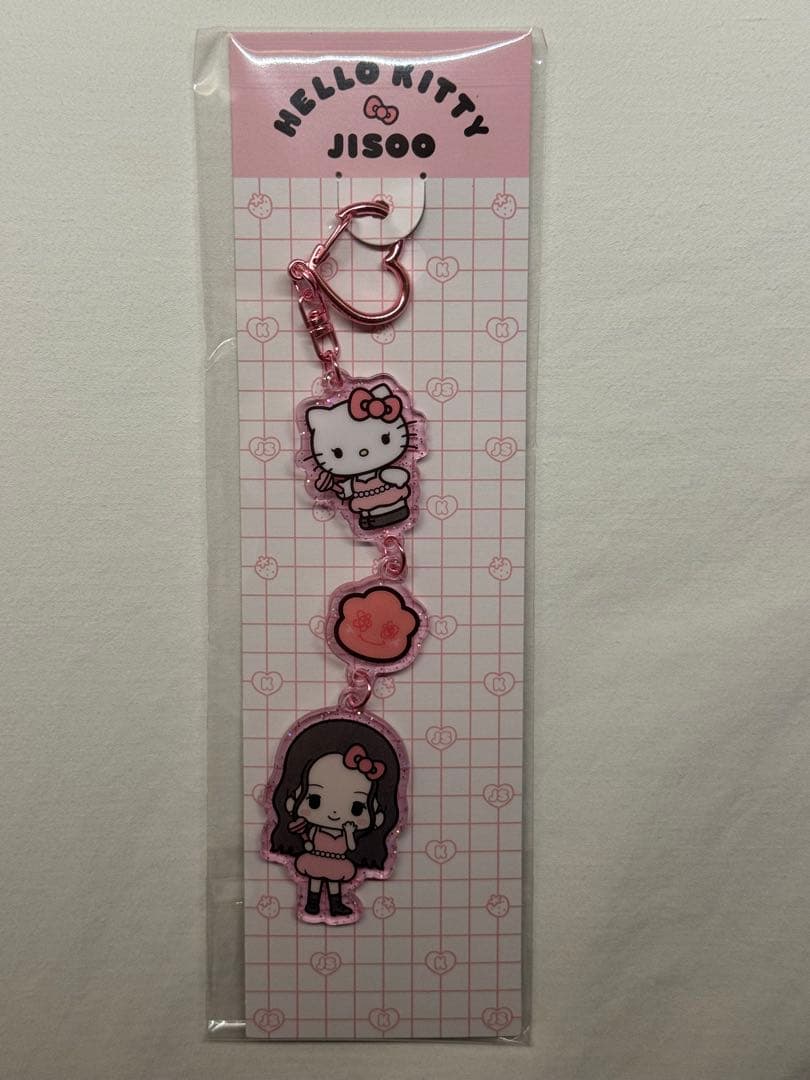 [Б/У] Ключница-брелок Акриловая Jisoo из BLACKPINK Китти Корея