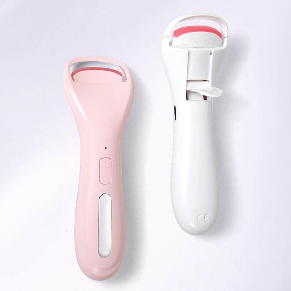 Lasting Curling Electric Eyelash Curler with 3 Temperature Fast Heating Heated Eye Lash Curlers Safe Control Comfortable Grip