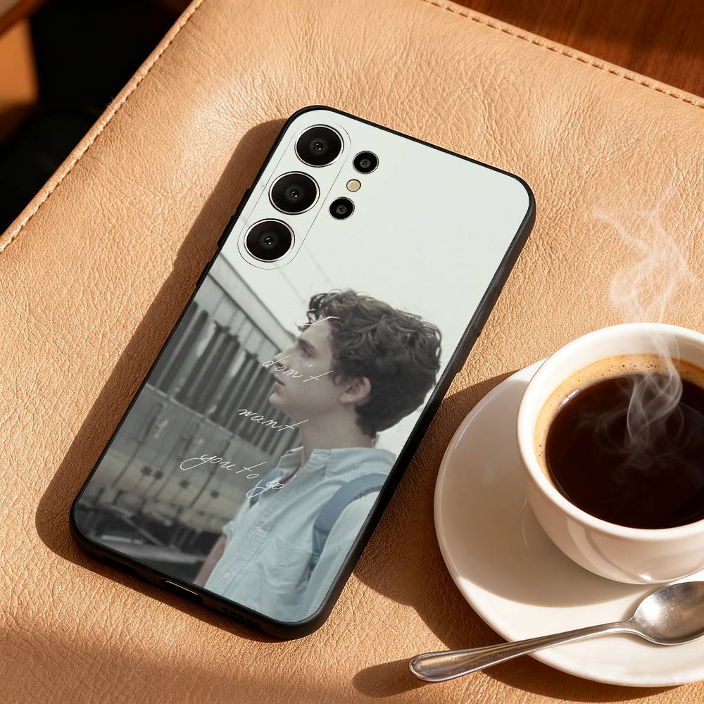 Movie C-Call Me B-By Your Name Phone Case For Samsung S26,S25,24,23,22,30,21,10,9,Ultra,Plus,Lite,FE Soft Black Case