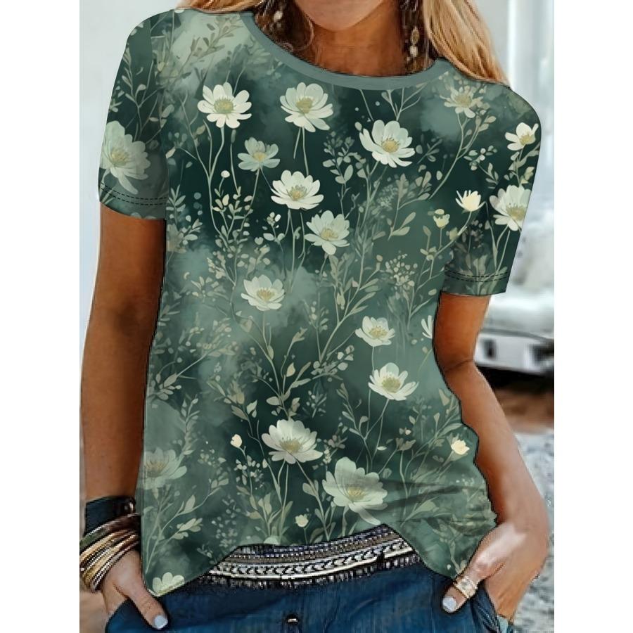 Summer T Shirt Clover 3d Printed Tshirt Womens Fashion T-shirt St Patricks Day Short Sleeve Tops Tees Women Tshirt Tops Clothing