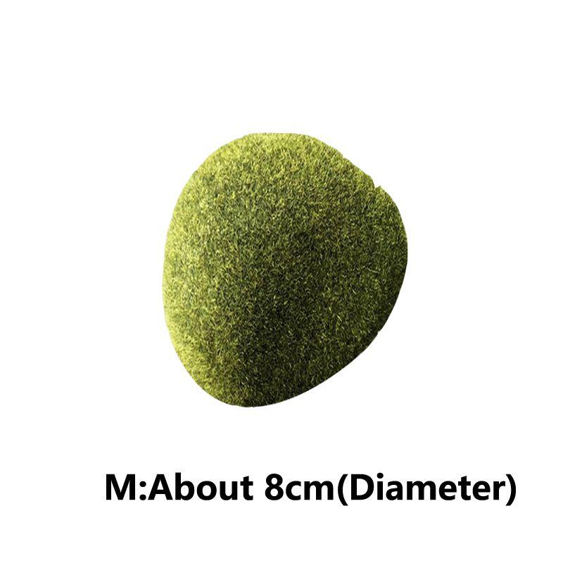 Elegant Moss Ball Artificial Grass Turf For Lasting Micro Landscape Decoration