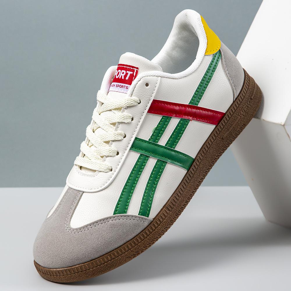 Little White Shoes Men's 2025 Four-season Men's Shoes Casual and Comfortable Lace-up Foreign Trade Men's Shoes