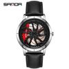 Sanda Meilleure Vente 1088 Montre pour Adolescent: Personnalisé, Cadran Rotatif 3D, Tendance, Quartz Étanche.