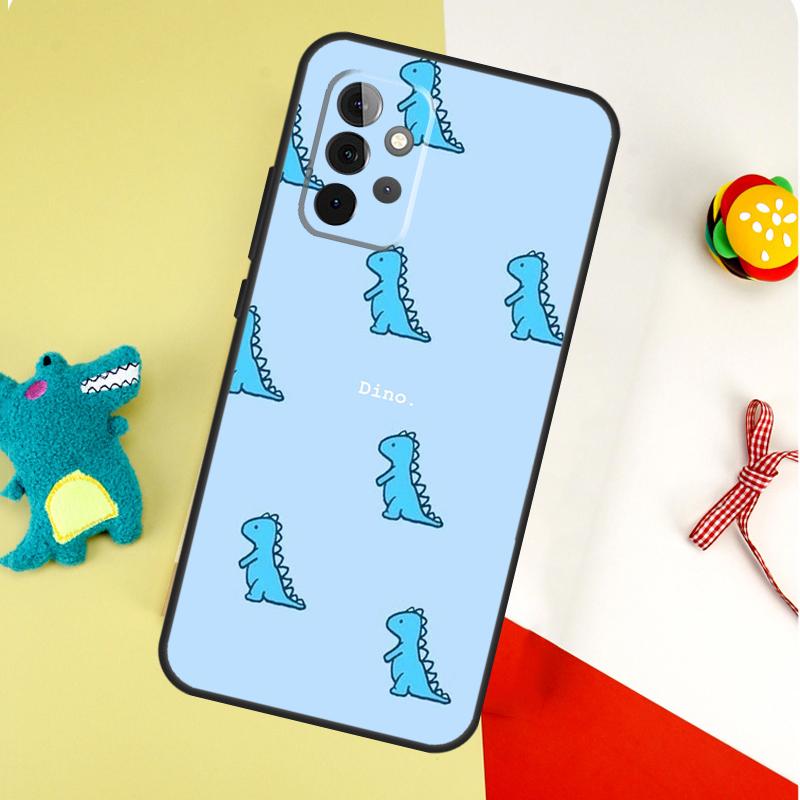 Cute Dinosaur Baby For Samsung Galaxy A53 A33 A13 A54 A34 A14 A55 A35 A15 A05 A06 A16 A22 A32 A52 Phone Case