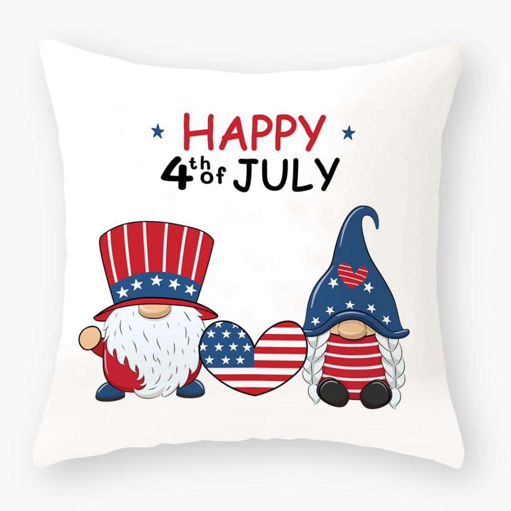 Printed Pillowcase Home Sofa Decorative Cushion Cover Creative Printed Waist Pillowcase