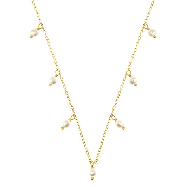 

Ожерелье из богемного жемчуга Canner из стерлингового серебра 925 пробы для женщин, очаровательная цепочка на ключицы с кисточками, ювелирные изделия ручной работы, ошейники 45cm