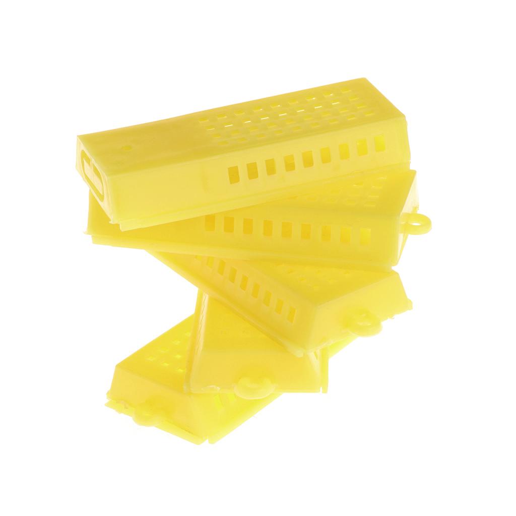 100Pcs Roller Cages Rearing Queen Bee Hair Fixture Beekeeping Practical