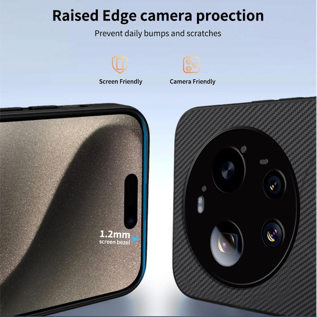 Shock‑Absorbing Textured TPU Phone Case for Xiaomi 17 Ultra Carbon Fiber Slim Protective Cover