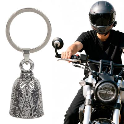 Retro Lucky Motorcycle Bell Guardian Biker Riding Bell Decor Accessory for Biker Riders Bicycle Valentine Gift