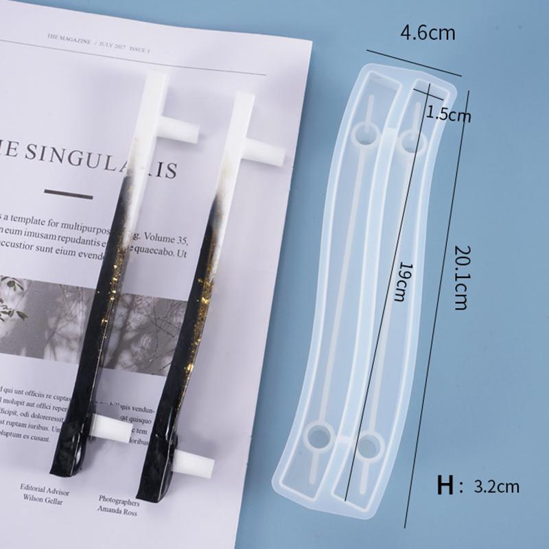 Fruit Plate Handle Silicone Mold DIY Crystal Resin Epoxy Making Mould Craft Tool
