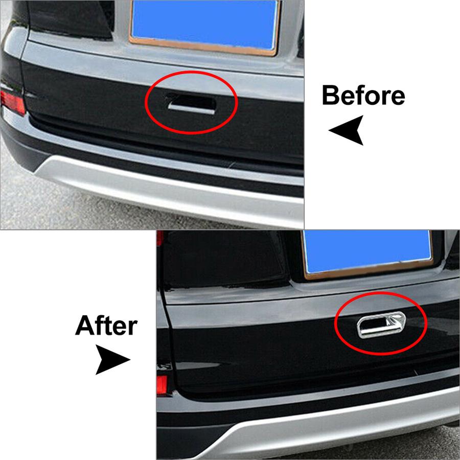 For 2012-2016 Honda CR-V CRV Trunk Rear Door Handle Bowl Cover Trim Silver ABS
