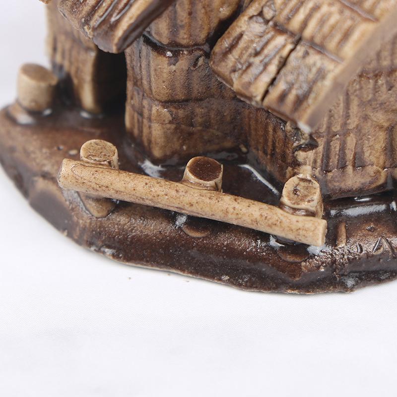 Chinese Miniature Ceramic Figurine Bonsai Rockery Landscape Ornament Simulated