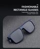 KAJILA Men's European 2025 Stylish Polarized Square Frame Sunglasses with Hinged Temples for UV Protection